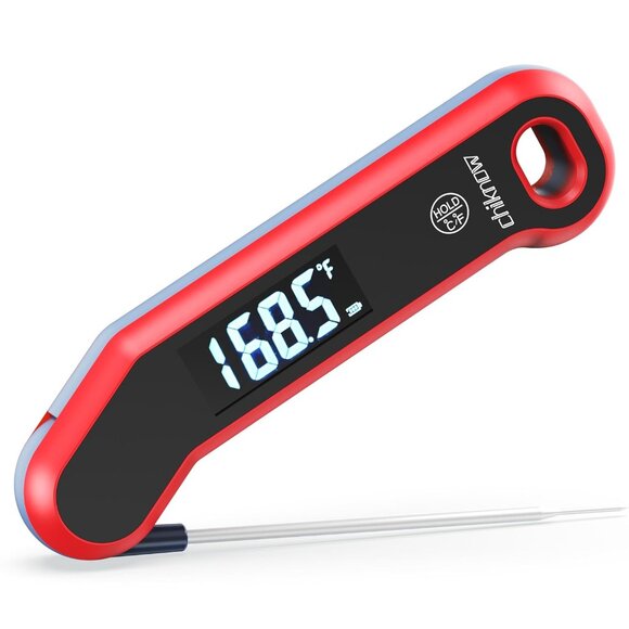 Other - Instant Read Meat Thermometer Digital with Auto Rotate Large LCD Display & Sleep